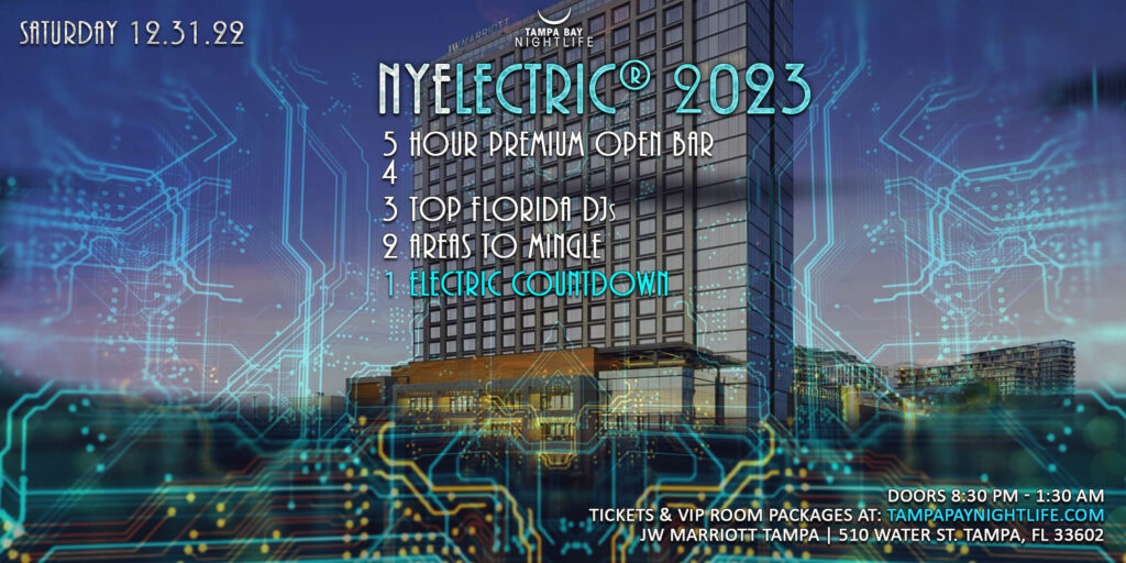 Tampa New Year's Eve Party Countdown - NYElectric 2023